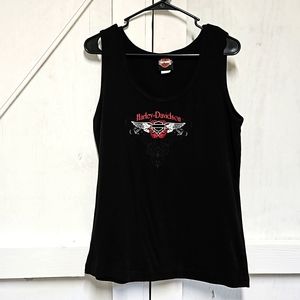 Harley-Davidson Womens Black Tank Top